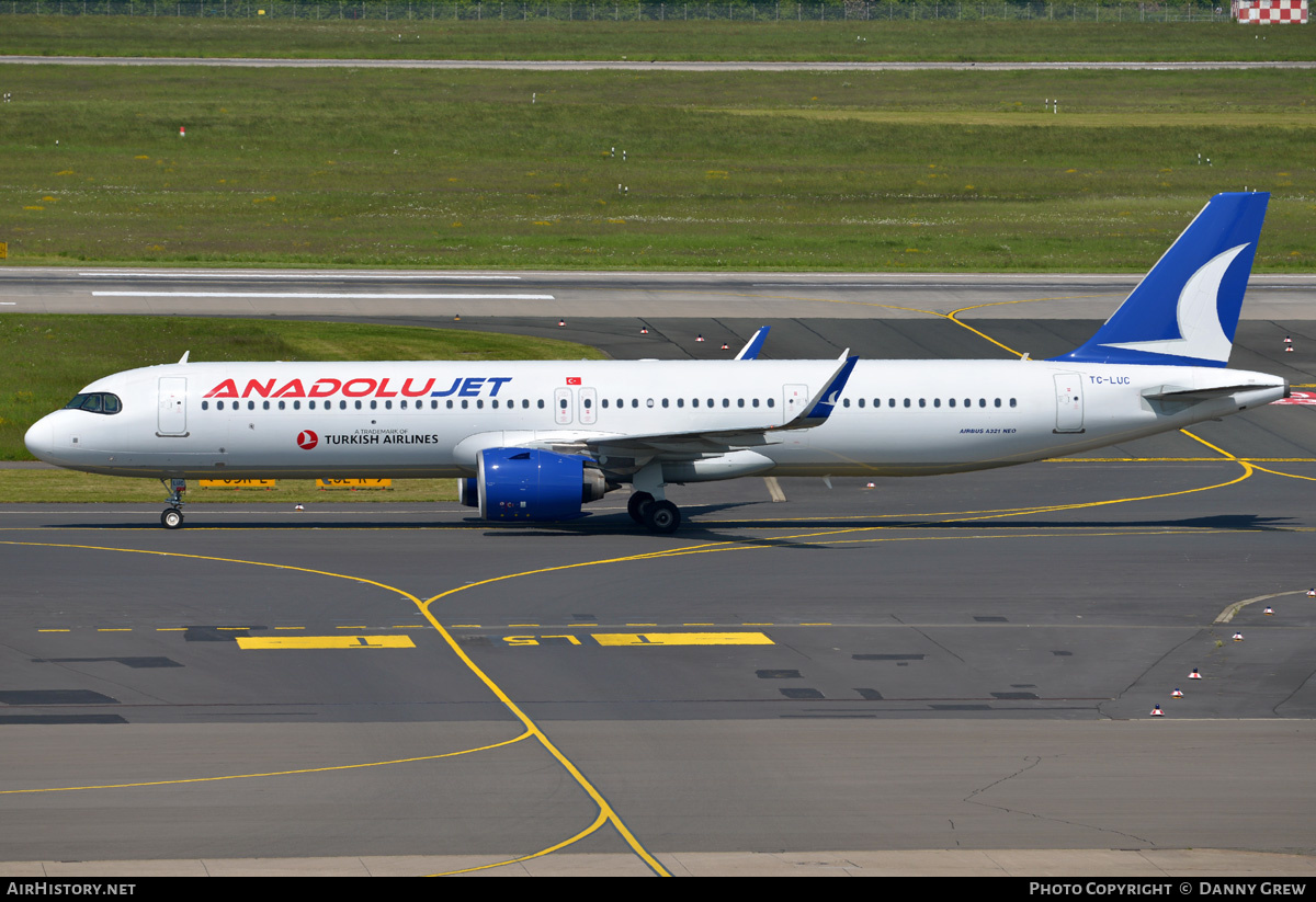 Aircraft Photo of TC-LUC | Airbus A321-271NX | AnadoluJet | AirHistory.net #572873