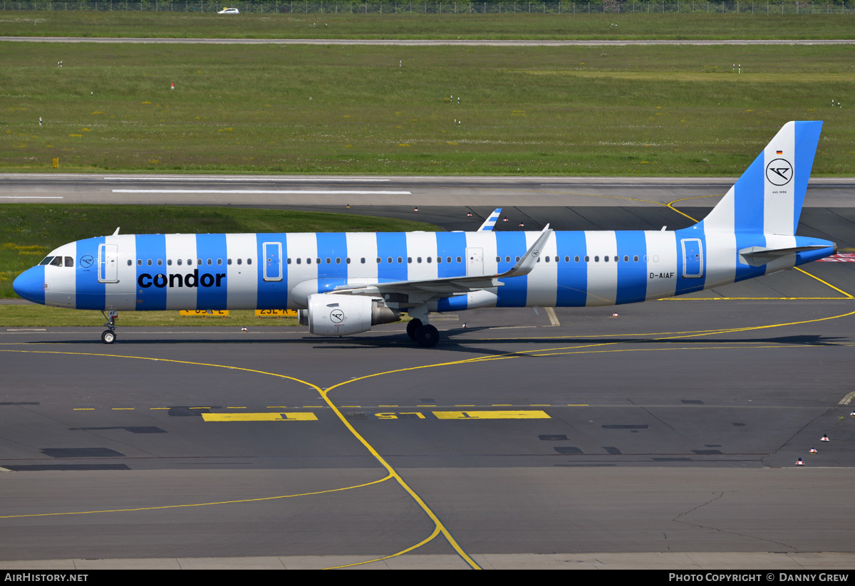 Aircraft Photo of D-AIAF | Airbus A321-211 | Condor Flugdienst | AirHistory.net #572915