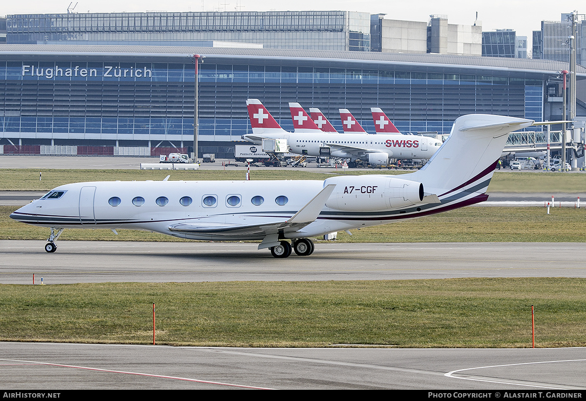 Aircraft Photo of A7-CGF | Gulfstream Aerospace G650ER (G-VI) | AirHistory.net #572933