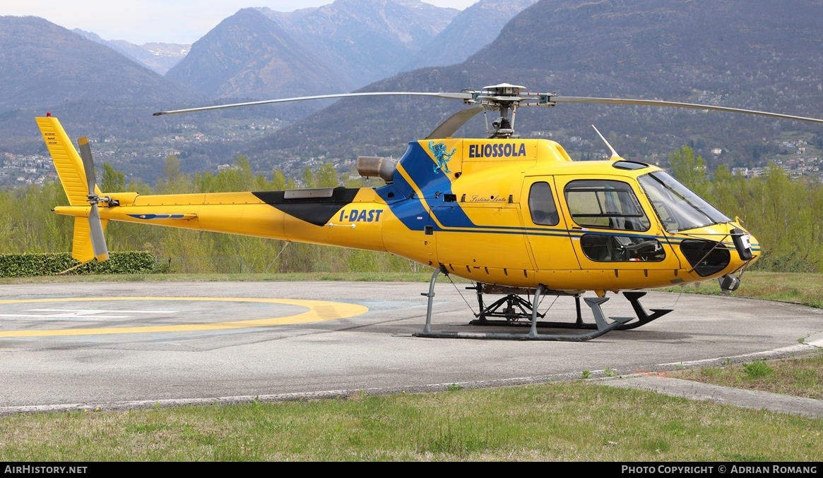Aircraft Photo of I-DAST | Eurocopter AS-350B-3 Ecureuil | Eliossola | AirHistory.net #572954