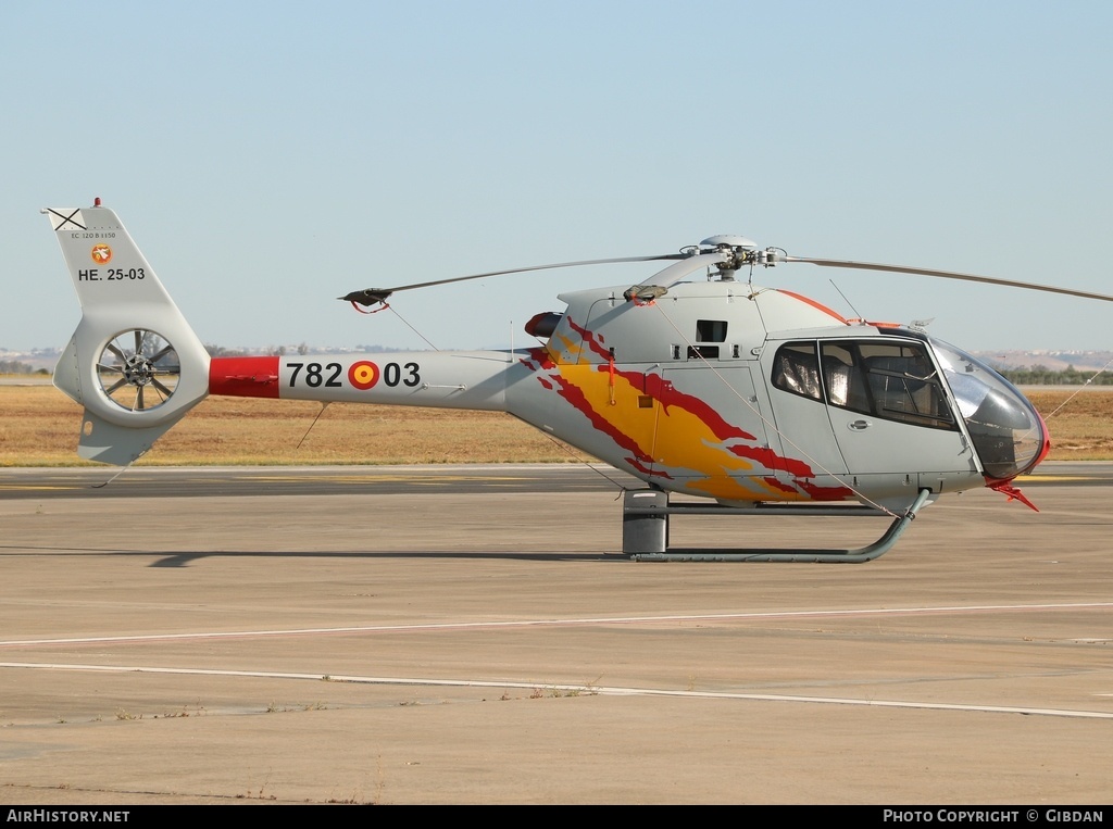 Aircraft Photo of HE.25-03 | Eurocopter EC-120B Colibri | Spain - Air Force | AirHistory.net #572957