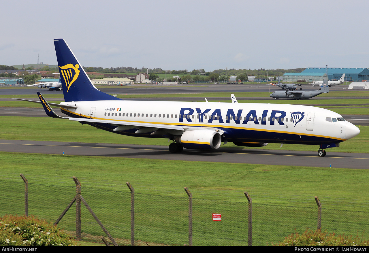 Aircraft Photo of EI-EFO | Boeing 737-8AS | Ryanair | AirHistory.net #572974