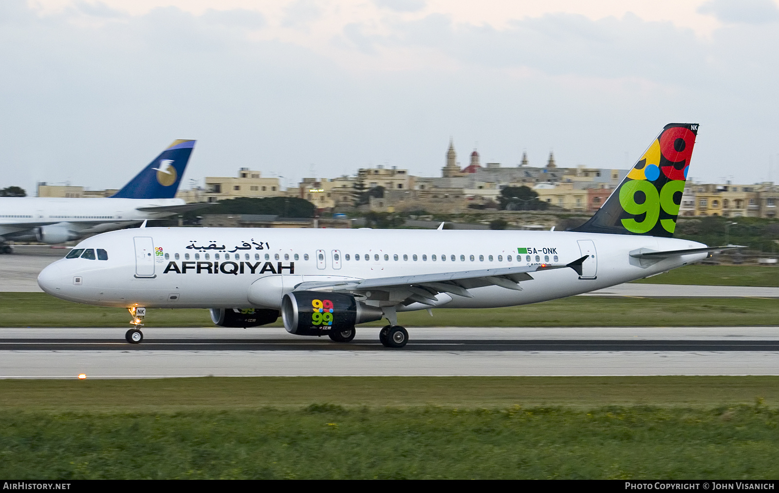 Aircraft Photo of 5A-ONK | Airbus A320-214 | Afriqiyah Airways | AirHistory.net #573010