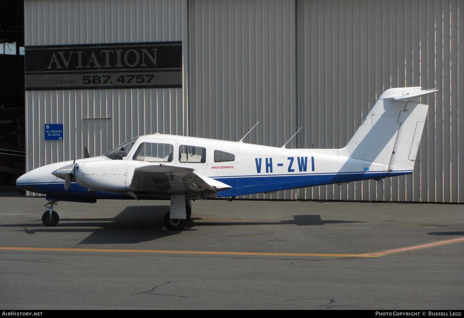 Aircraft Photo of VH-ZWI | Piper PA-44-180 Seminole | AirHistory.net #573012