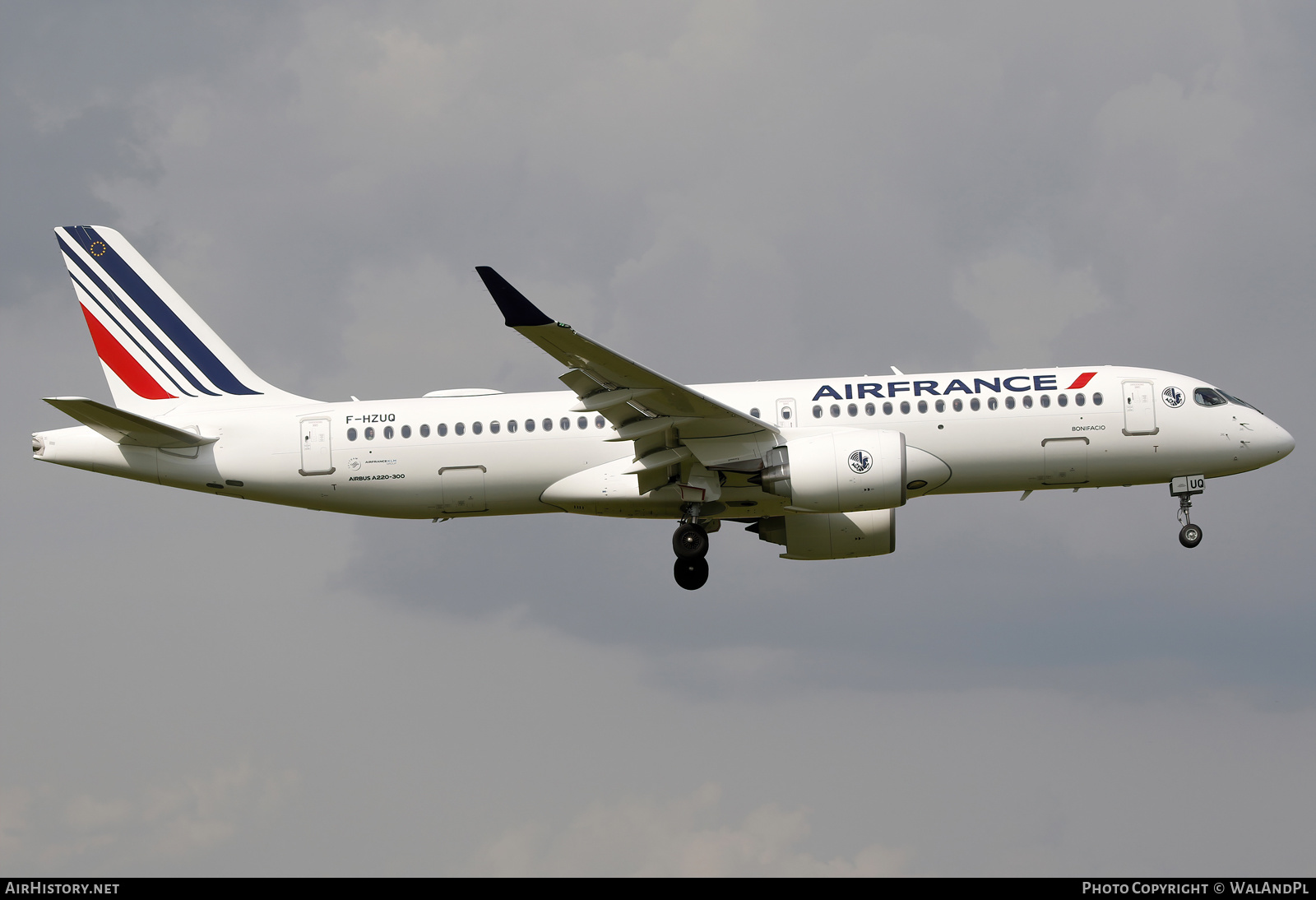 Aircraft Photo of F-HZUQ | Airbus A220-371 (BD-500-1A11) | Air France | AirHistory.net #573041