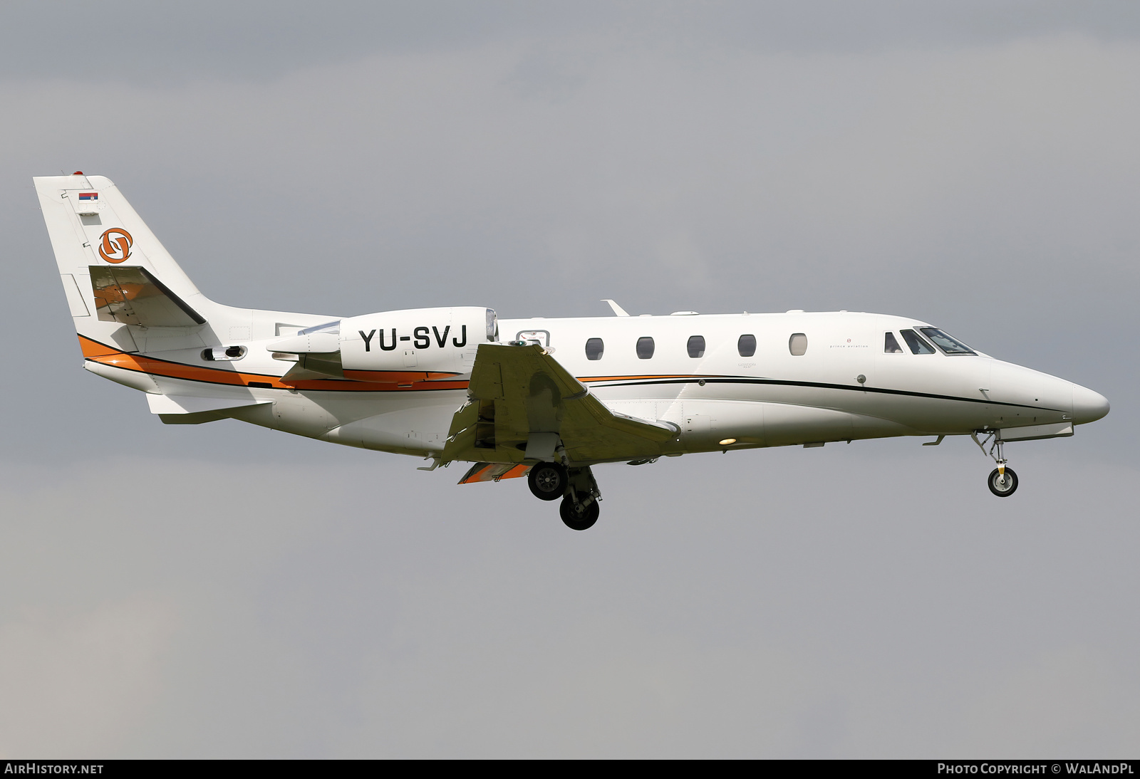 Aircraft Photo of YU-SVJ | Cessna 560XL Citation XLS+ | Prince Aviation | AirHistory.net #573042