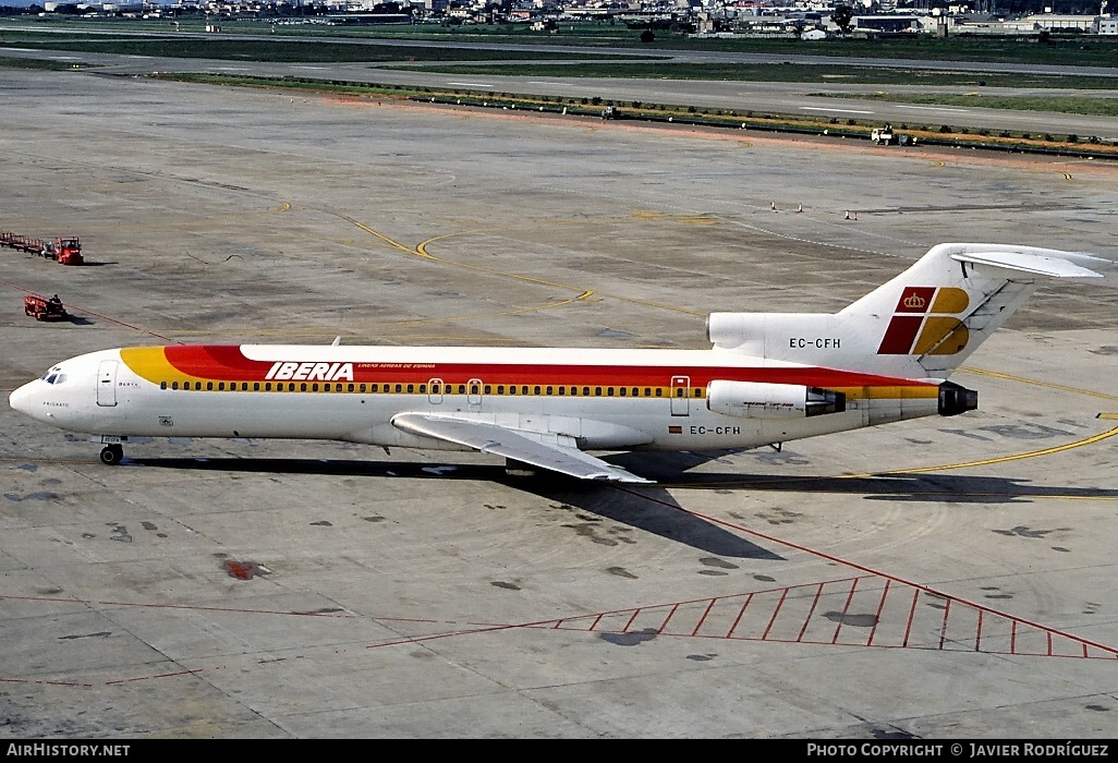 Aircraft Photo of EC-CFH | Boeing 727-256/Adv | Iberia | AirHistory.net #573045