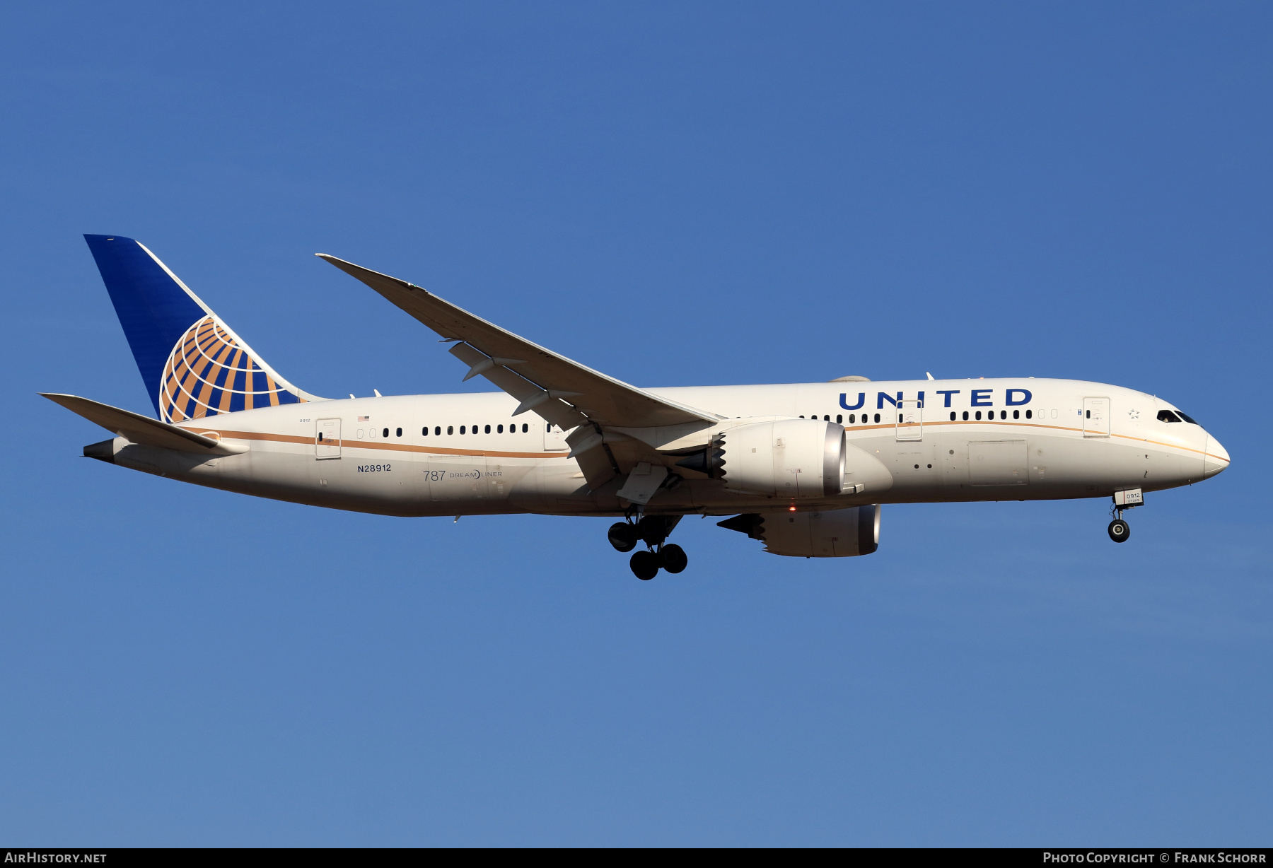 Aircraft Photo of N28912 | Boeing 787-8 Dreamliner | United Airlines | AirHistory.net #573079