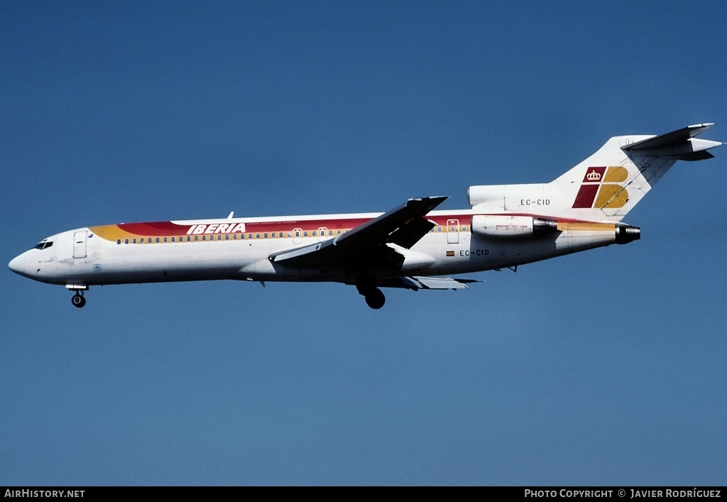 Aircraft Photo of EC-CID | Boeing 727-256/Adv | Iberia | AirHistory.net #573084