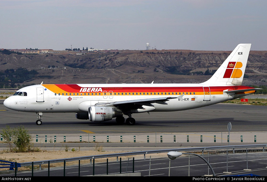 Aircraft Photo of EC-ICR | Airbus A320-211 | Iberia | AirHistory.net #573111