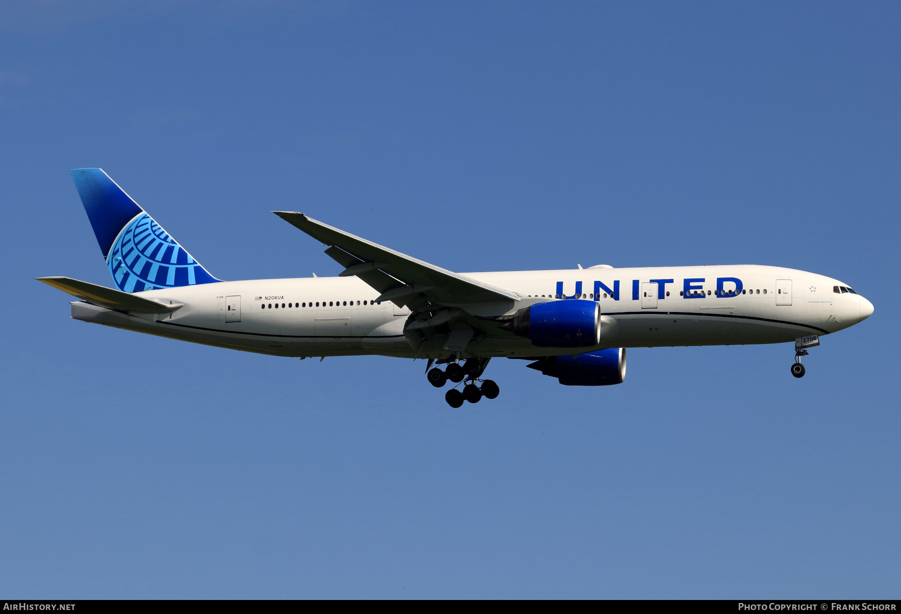 Aircraft Photo of N206UA | Boeing 777-222/ER | United Airlines | AirHistory.net #573124