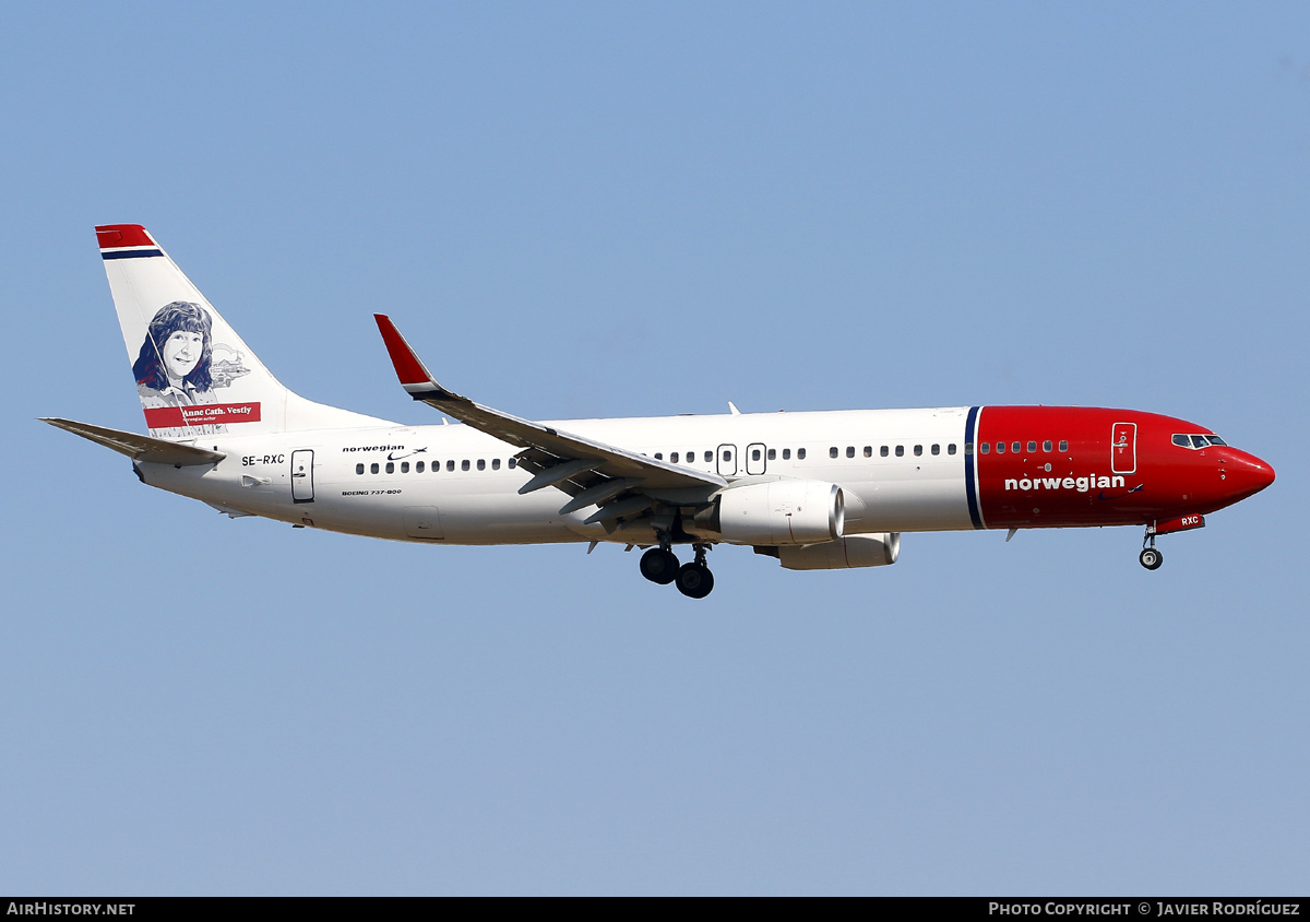 Aircraft Photo of SE-RXC | Boeing 737-86N | Norwegian | AirHistory.net #573140