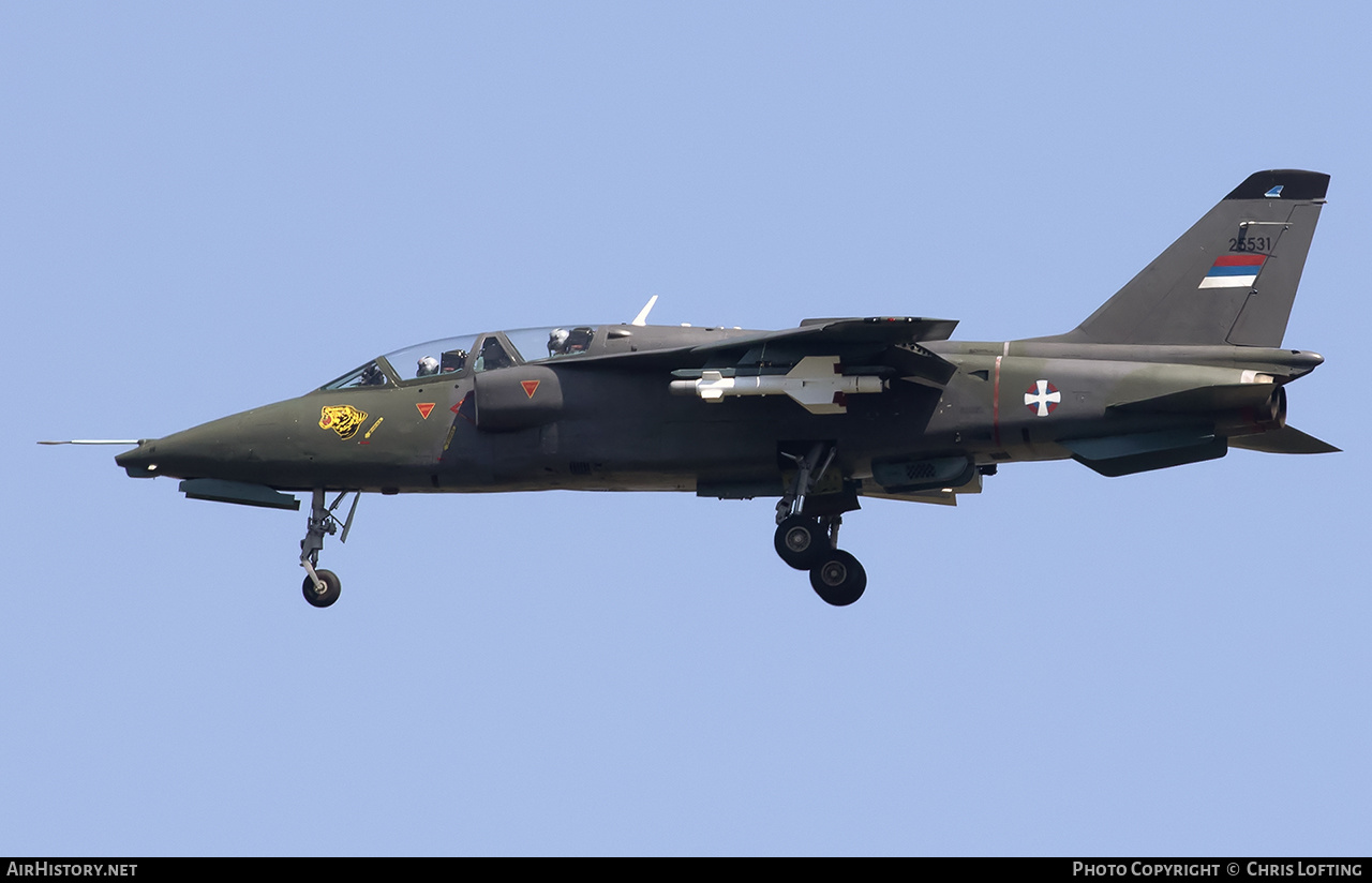 Aircraft Photo of 25531 | Soko NJ-22 Orao | Serbia - Air Force | AirHistory.net #573149