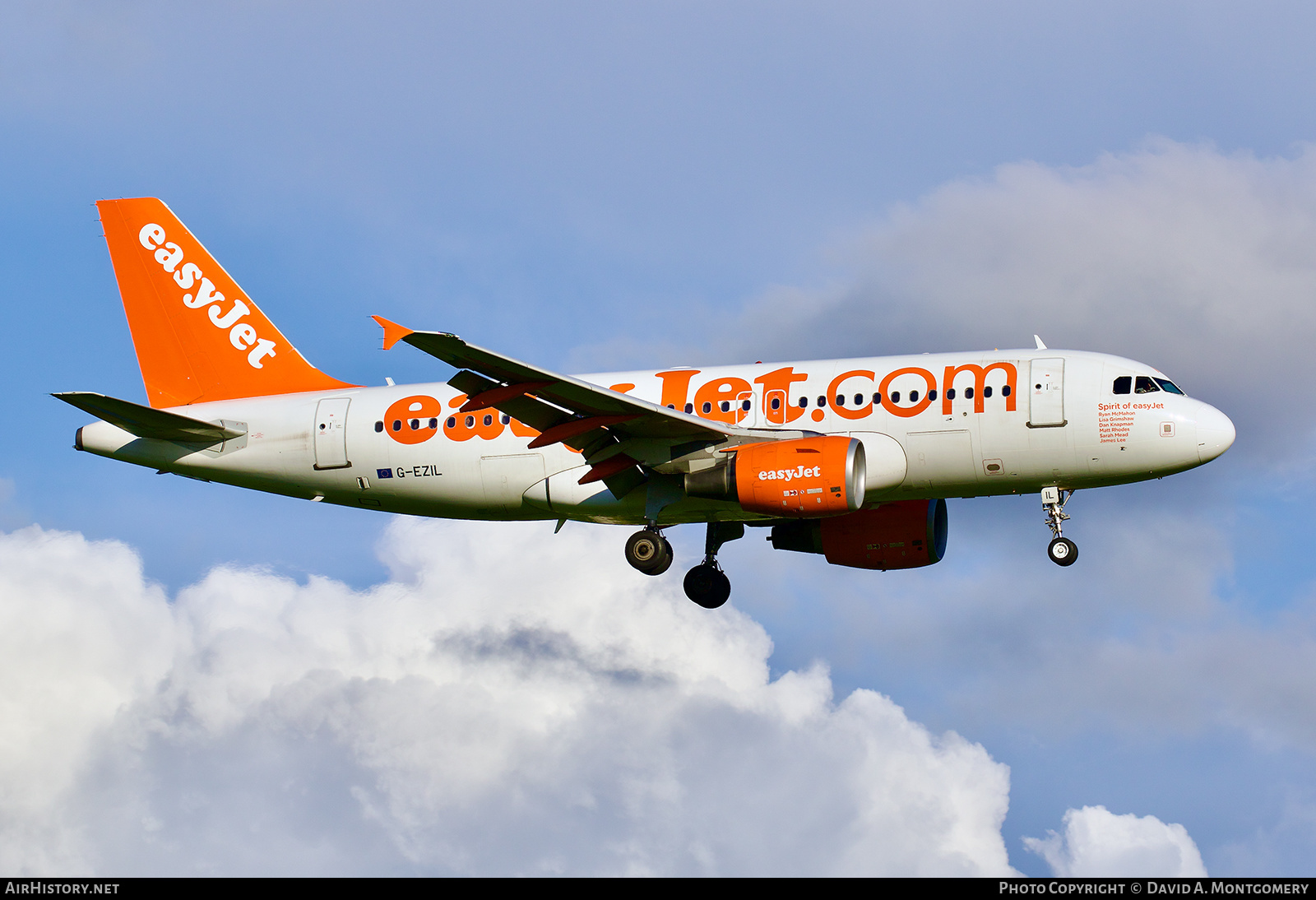 Aircraft Photo of G-EZIL | Airbus A319-111 | EasyJet | AirHistory.net #573155