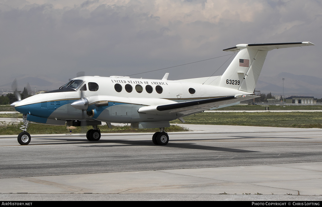 Aircraft Photo of 76-3239 / 63239 | Beech C-12C Huron | USA - Air Force | AirHistory.net #573157