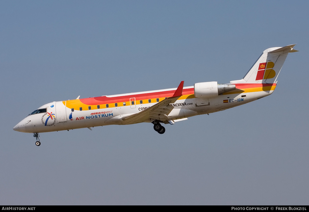 Aircraft Photo of EC-IBM | Bombardier CRJ-200ER (CL-600-2B19) | Iberia Regional | AirHistory.net #573208