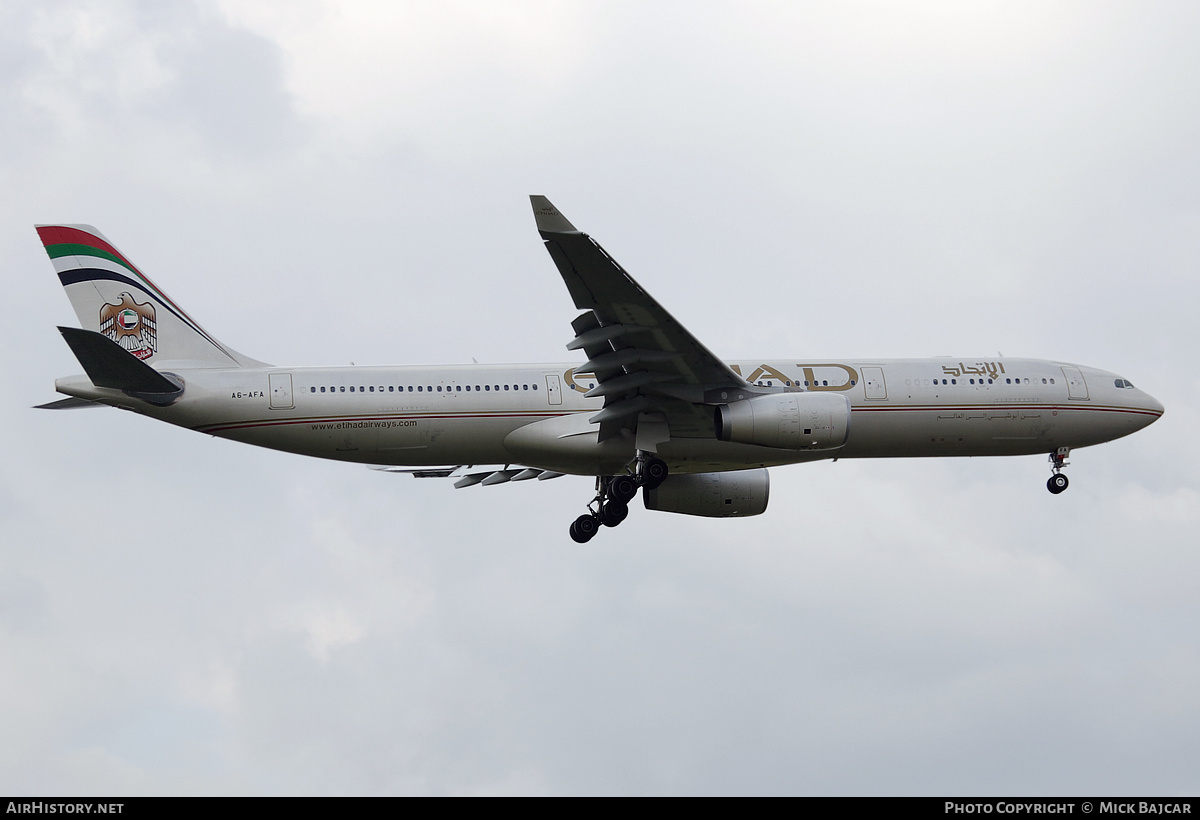 Aircraft Photo of A6-AFA | Airbus A330-343 | Etihad Airways | AirHistory.net #573227