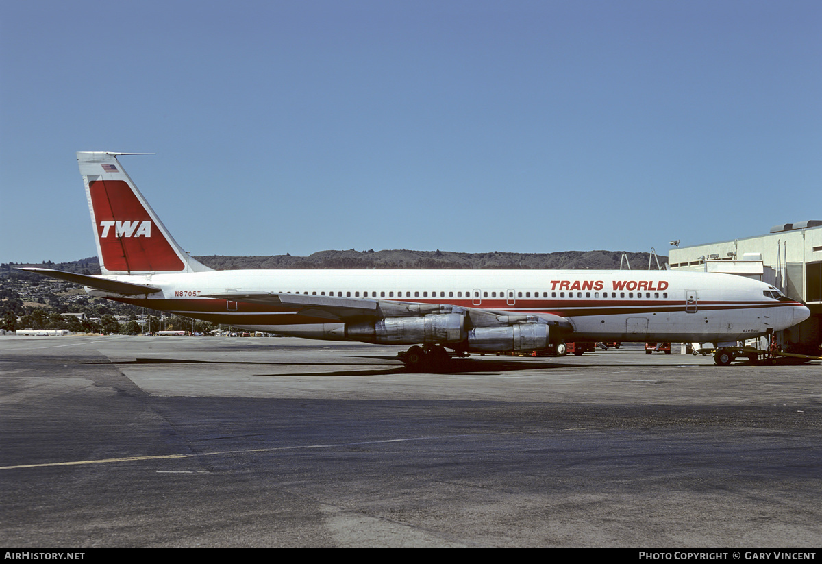 Aircraft Photo of N8705T | Boeing 707-331B | Trans World Airlines - TWA | AirHistory.net #573234