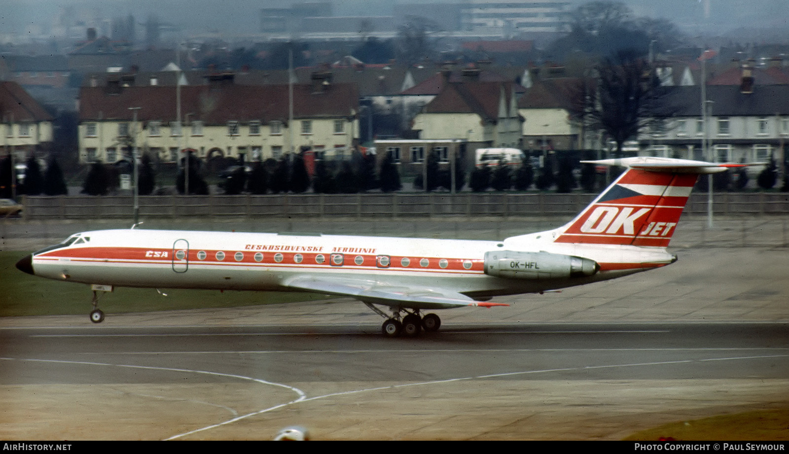 Aircraft Photo of OK-HFL | Tupolev Tu-134A | ČSA - Československé Aerolinie - Czechoslovak Airlines | AirHistory.net #573334