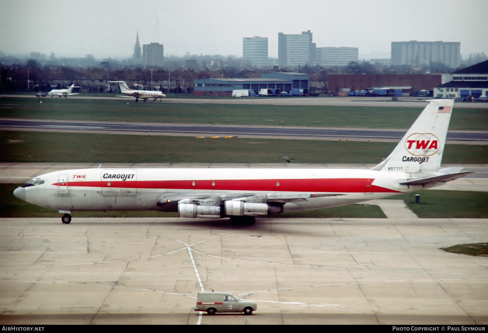 Aircraft Photo of N5771T | Boeing 707-331C | Trans World Airlines - TWA Cargojet | AirHistory.net #573339