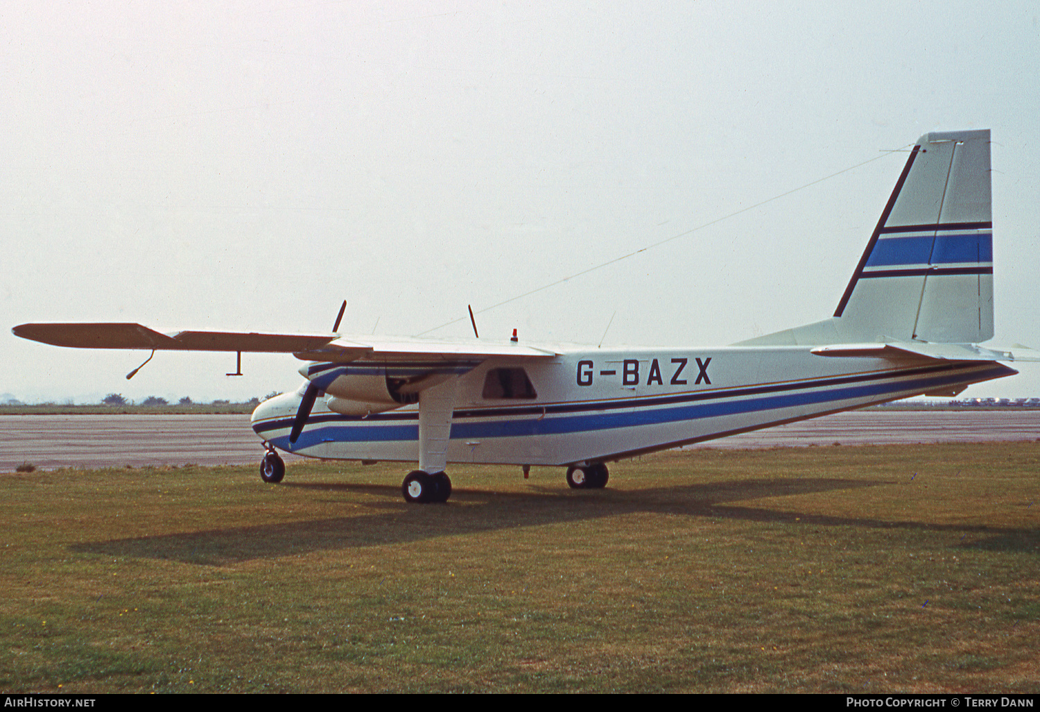 Aircraft Photo of G-BAZX | Britten-Norman BN-2A-8 Islander | AirHistory.net #573355