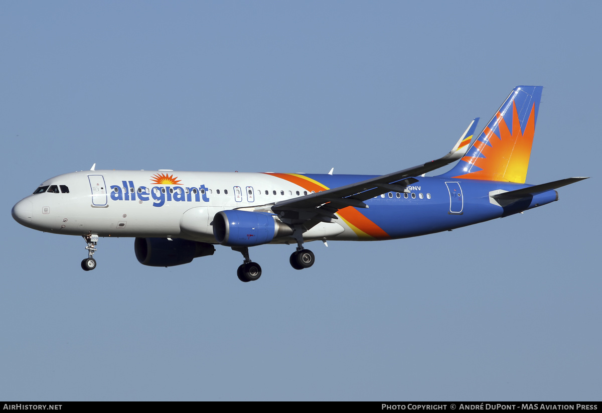 Aircraft Photo of N209NV | Airbus A320-214 | Allegiant Air | AirHistory.net #573359