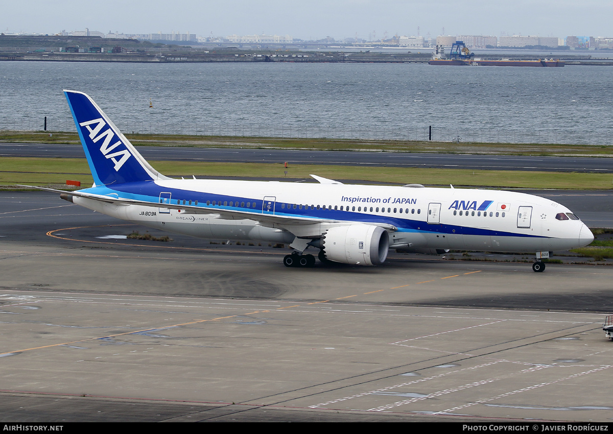 Aircraft Photo of JA809A | Boeing 787-8 Dreamliner | All Nippon Airways - ANA | AirHistory.net #573385
