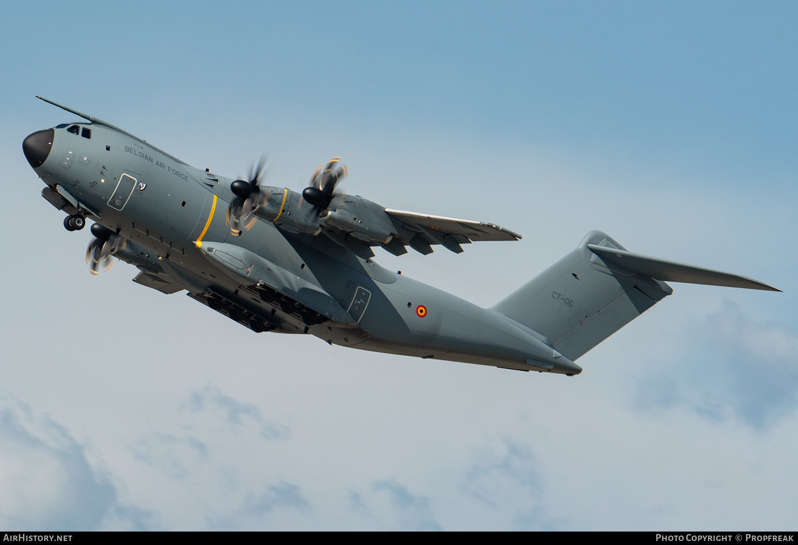 Aircraft Photo of CT-06 | Airbus A400M Atlas | Belgium - Air Force | AirHistory.net #573386