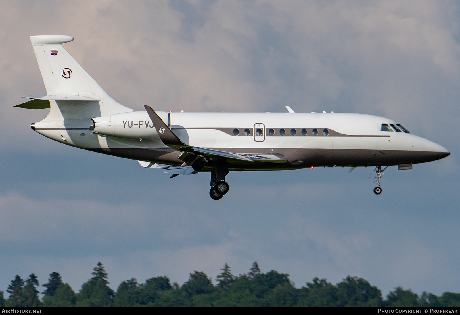 Aircraft Photo of YU-FVJ | Dassault Falcon 2000LX | Prince Aviation | AirHistory.net #573387