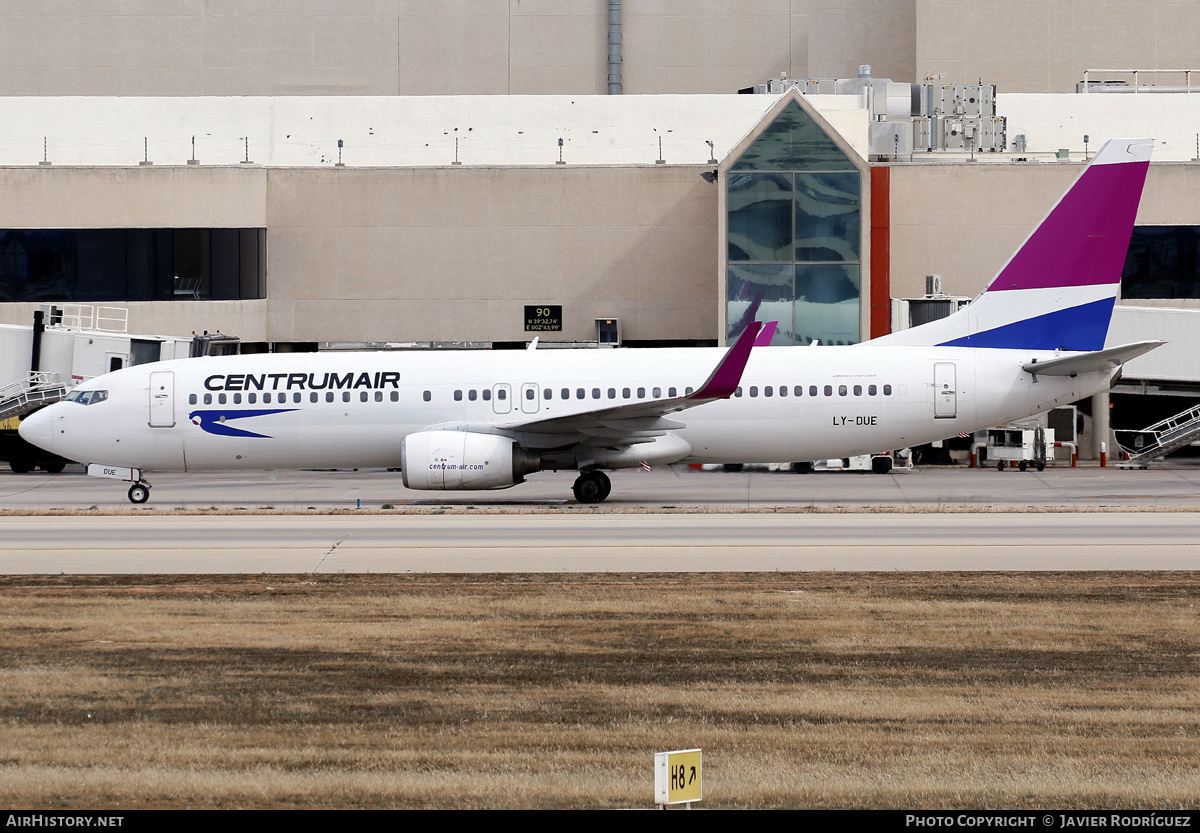 Aircraft Photo of LY-DUE | Boeing 737-8FE | Centrum Air | AirHistory.net #573420