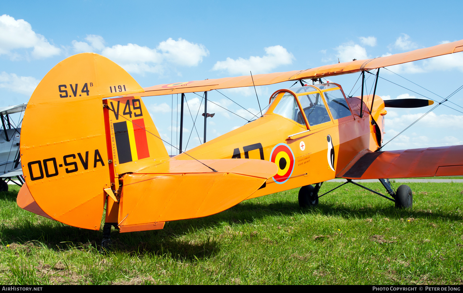 Aircraft Photo of OO-SVA | Stampe-Vertongen SV-4B | Belgium - Air Force | AirHistory.net #573440