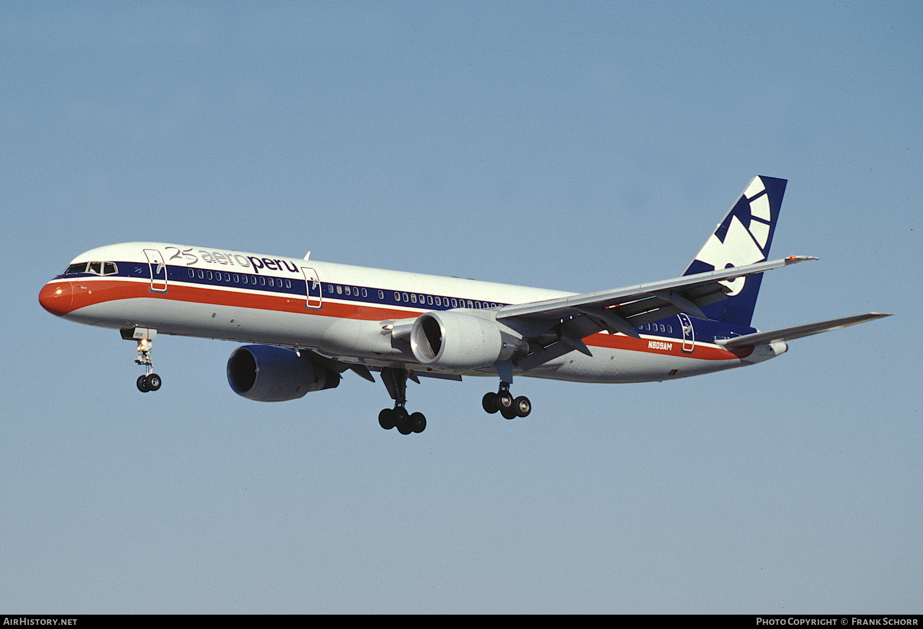 Aircraft Photo of N809AM | Boeing 757-2Q8 | AeroPeru | AirHistory.net #573485