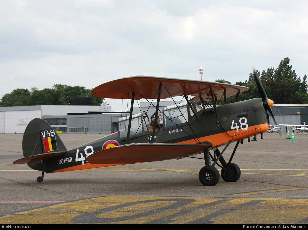 Aircraft Photo of OO-PAM / V48 | Stampe-Vertongen SV-4B | Belgium - Air Force | AirHistory.net #573510