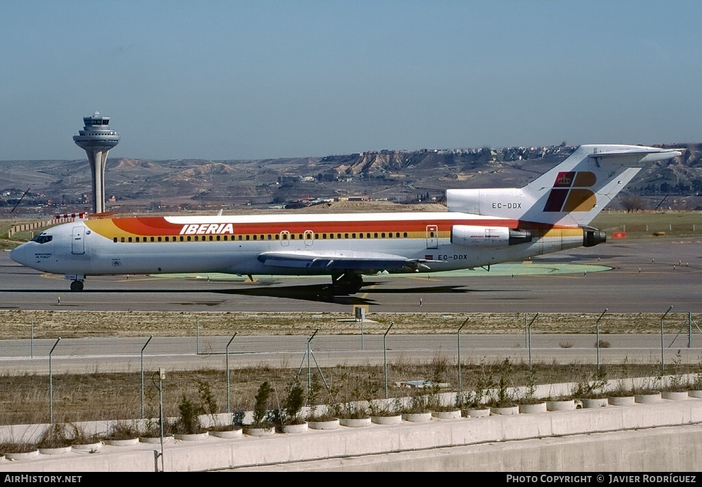 Aircraft Photo of EC-DDX | Boeing 727-256/Adv | Iberia | AirHistory.net #573549
