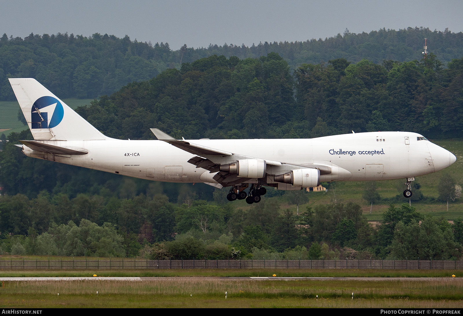 Aircraft Photo of 4X-ICA | Boeing 747-4EVF/ER/SCD | Challenge Airlines | AirHistory.net #573557