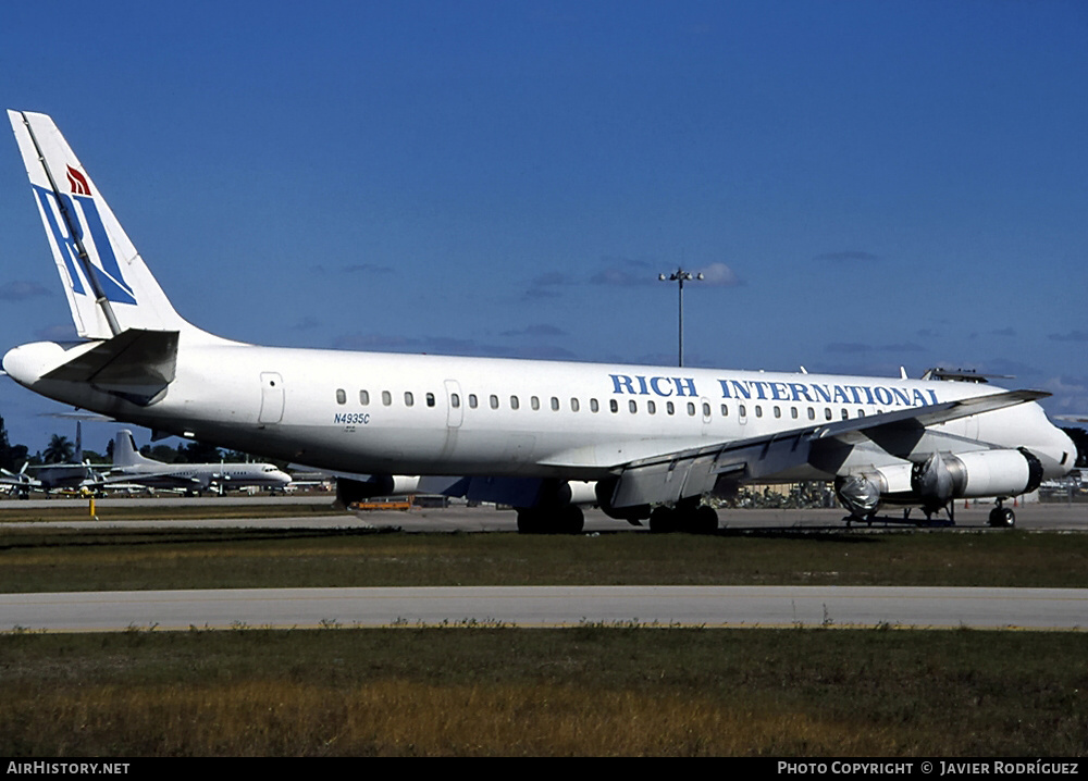 Aircraft Photo of N4935C | McDonnell Douglas DC-8-63 | Rich International Airways | AirHistory.net #573559