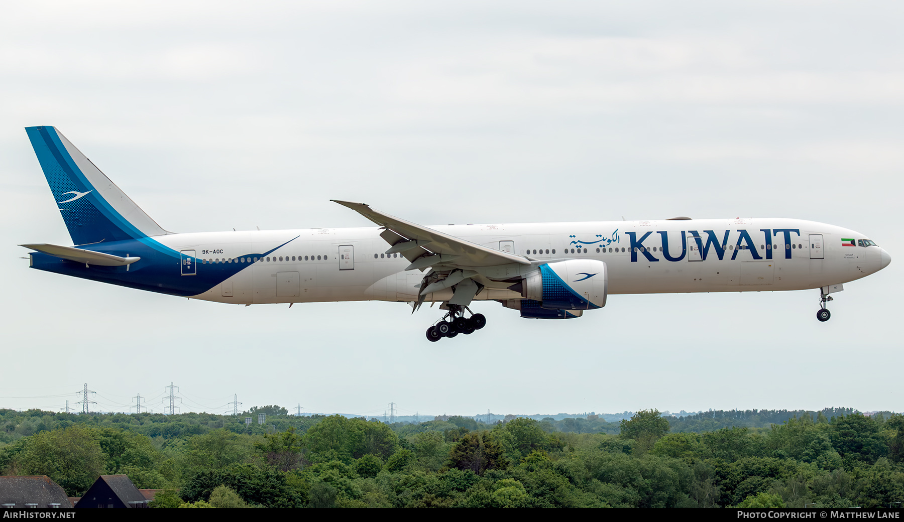 Aircraft Photo of 9K-AOC | Boeing 777-300/ER | Kuwait Airways | AirHistory.net #573582