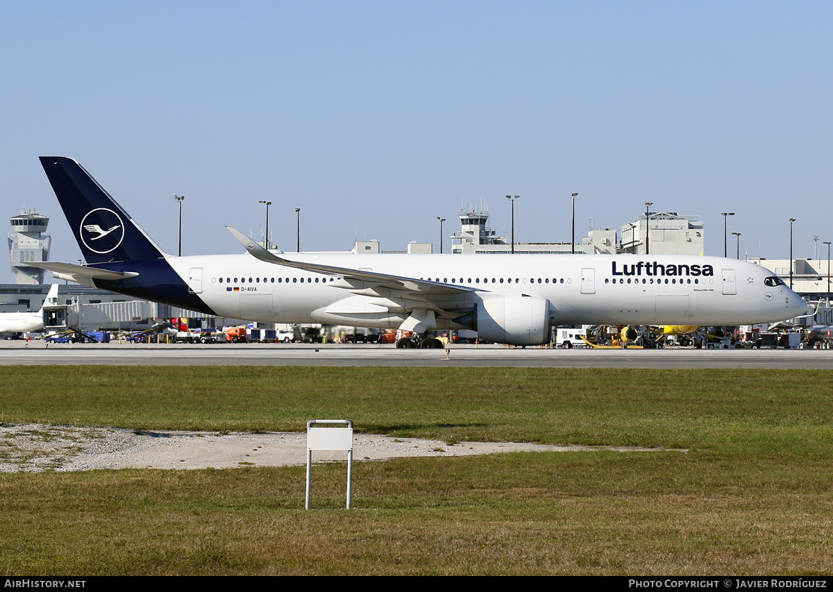 Aircraft Photo of D-AIVA | Airbus A350-941 | Lufthansa | AirHistory.net #573606