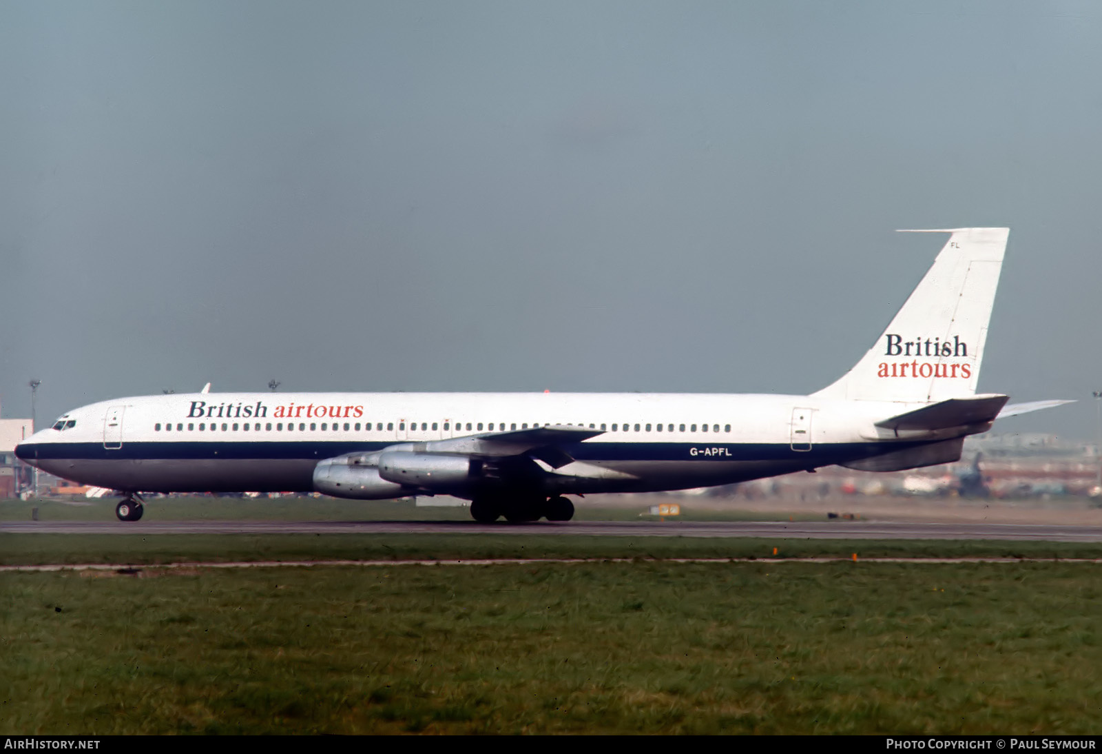 Aircraft Photo of G-APFL | Boeing 707-436 | British Airtours | AirHistory.net #573679