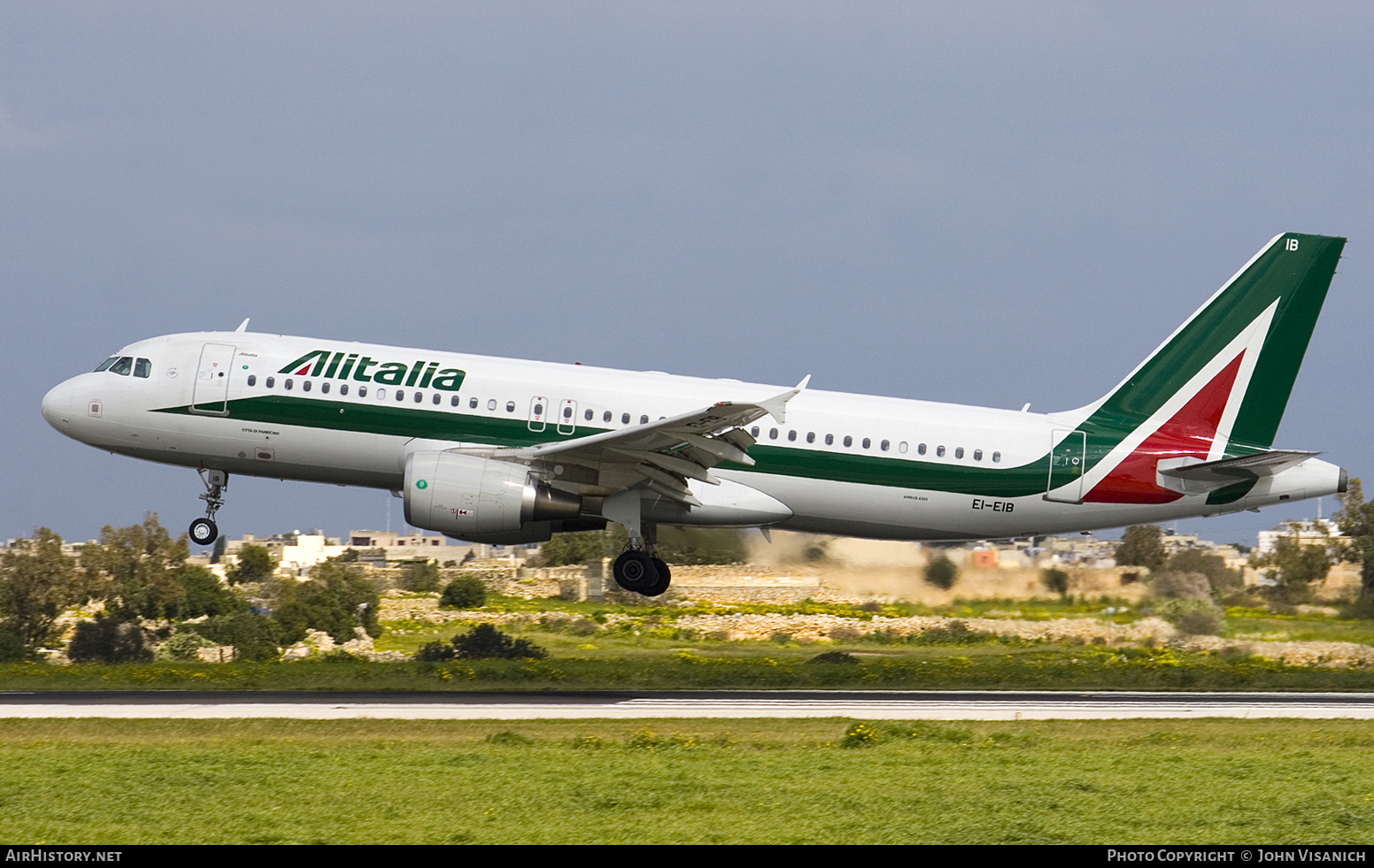 Aircraft Photo of EI-EIB | Airbus A320-216 | Alitalia | AirHistory.net #573701