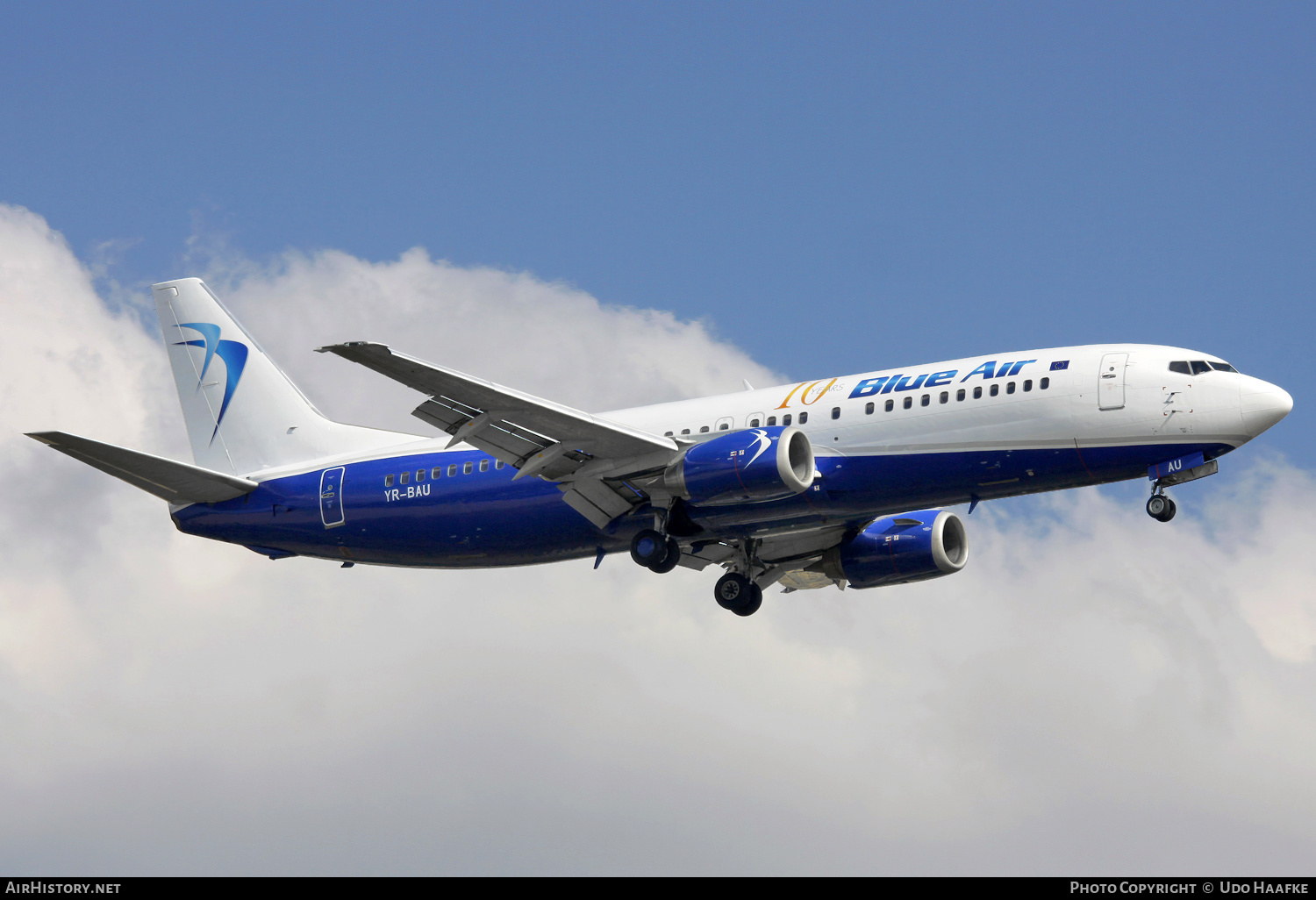 Aircraft Photo of YR-BAU | Boeing 737-4Y0 | Blue Air | AirHistory.net #573703
