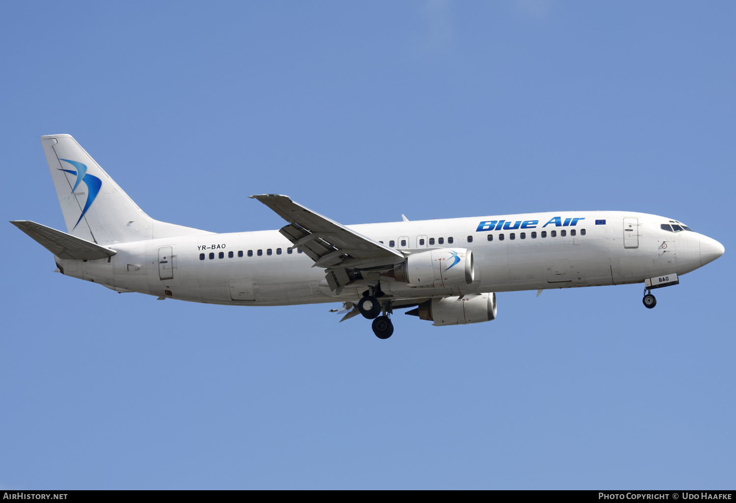 Aircraft Photo of YR-BAO | Boeing 737-42C | Blue Air | AirHistory.net #573708