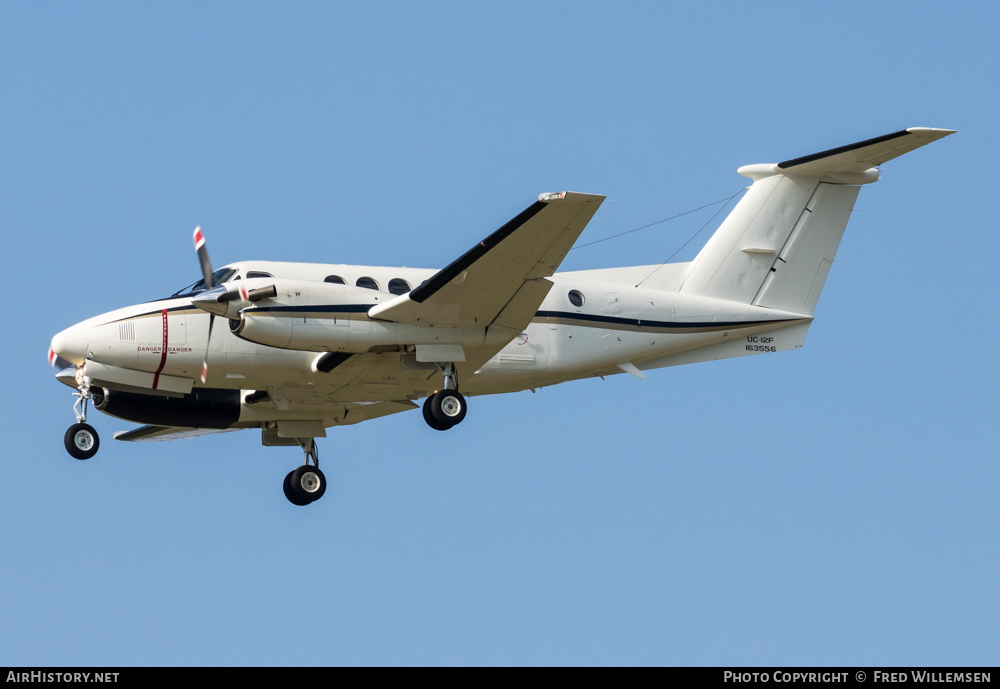 Aircraft Photo of 163556 | Beech UC-12F Super King Air (B200C) | USA - Navy | AirHistory.net #573725