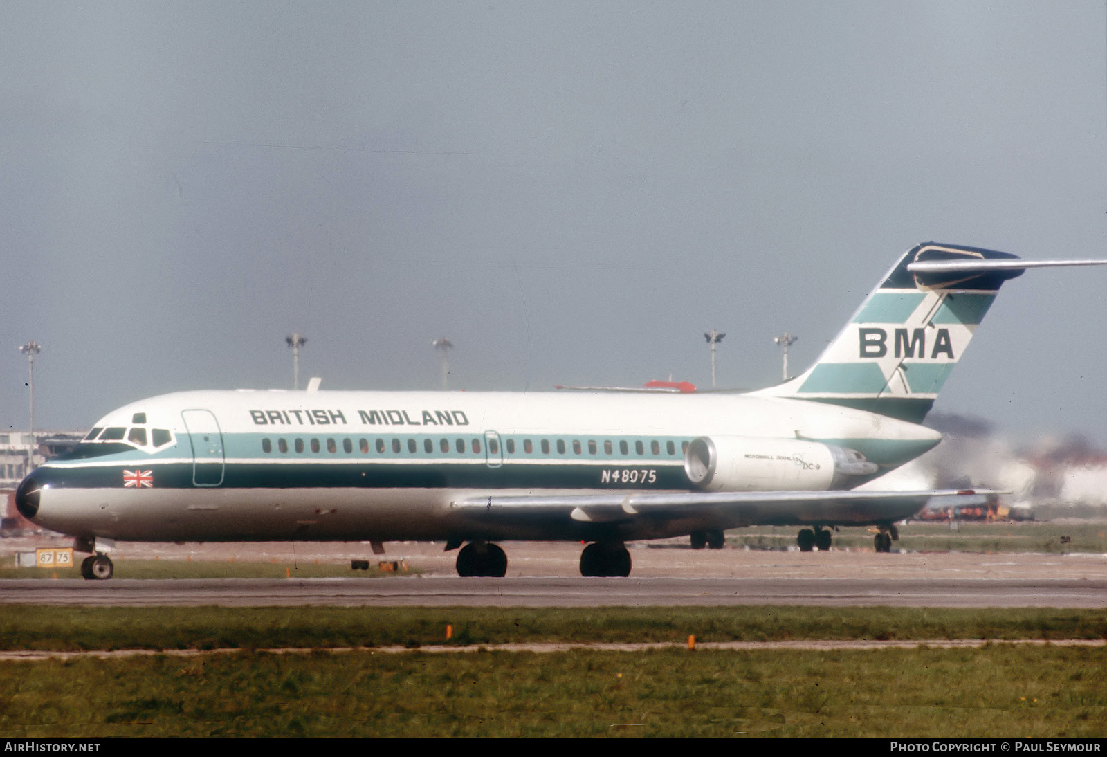 Aircraft Photo of N48075 | Douglas DC-9-15 | British Midland Airways - BMA | AirHistory.net #573728