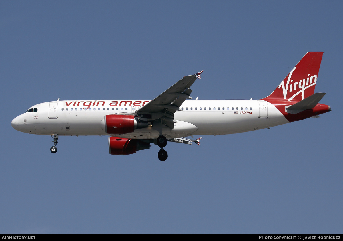 Aircraft Photo of N627VA | Airbus A320-214 | Virgin America | AirHistory.net #573737