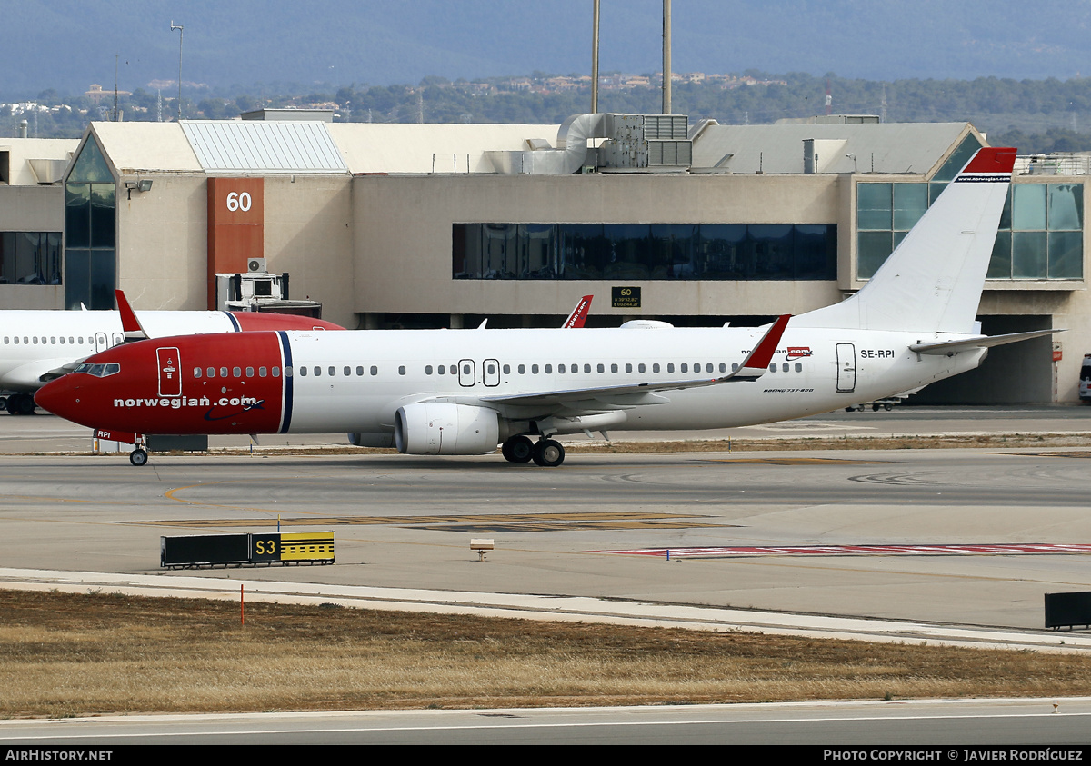 Aircraft Photo of SE-RPI | Boeing 737-8JP | Norwegian | AirHistory.net #573770
