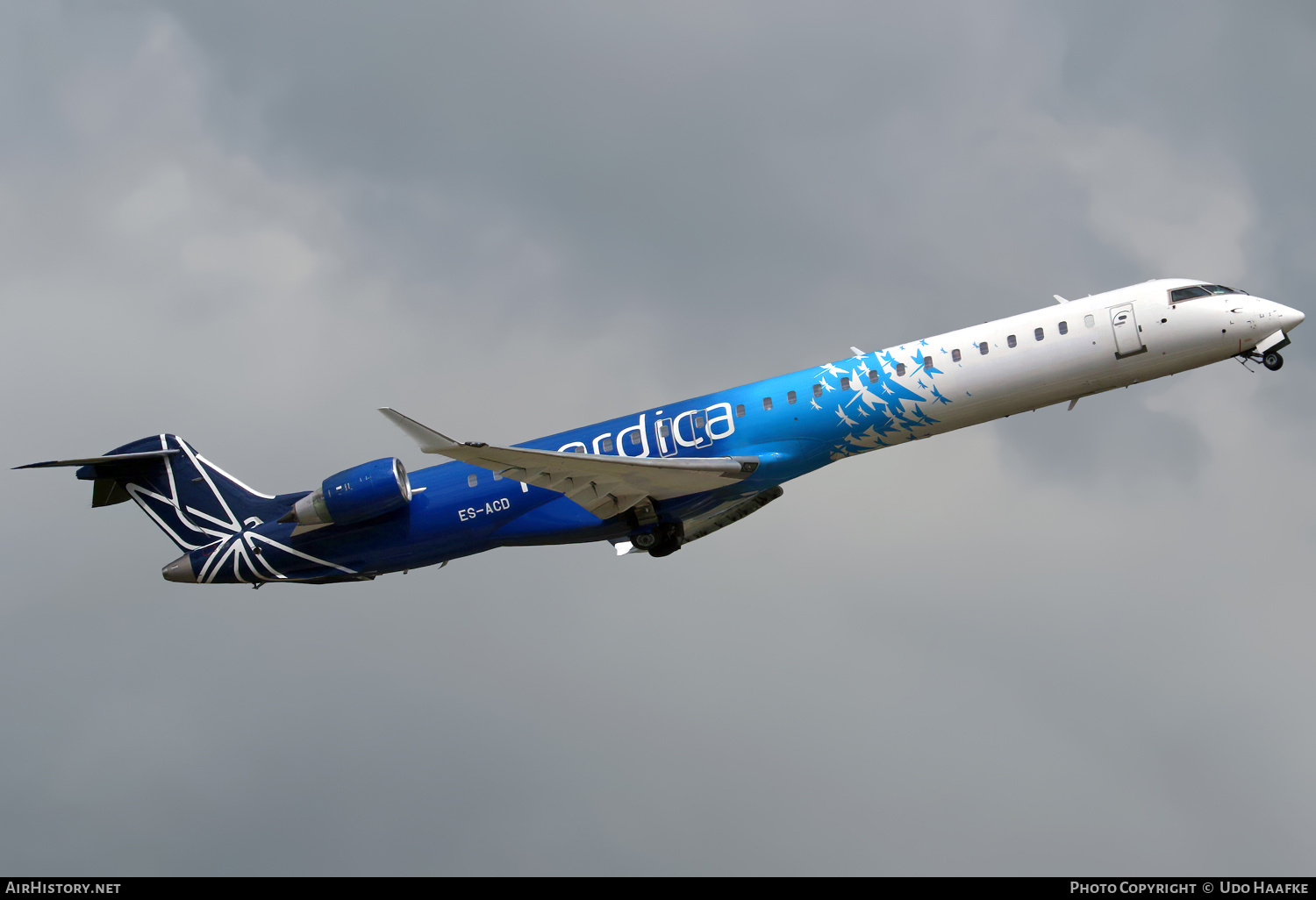 Aircraft Photo of ES-ACD | Bombardier CRJ-900ER (CL-600-2D24) | Nordica | AirHistory.net #573788