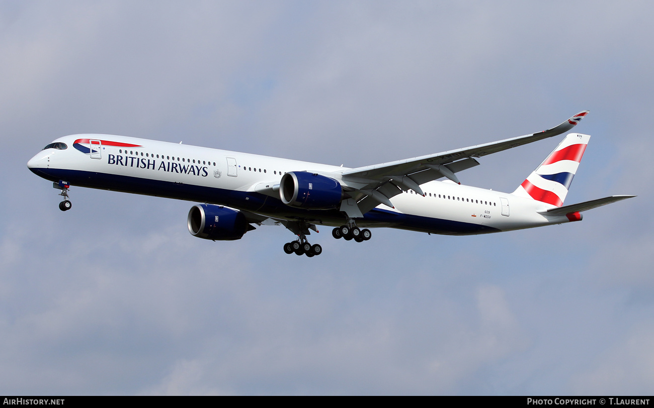 Aircraft Photo of F-WZGV | Airbus A350-1041 | British Airways | AirHistory.net #573803