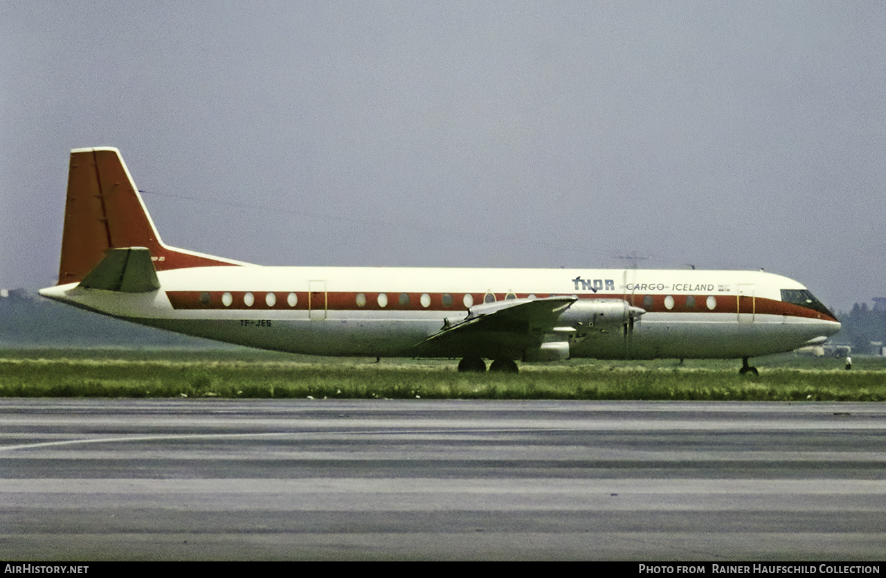 Aircraft Photo of TF-JES | Vickers 952F Vanguard | Thor Air Cargo | AirHistory.net #573824