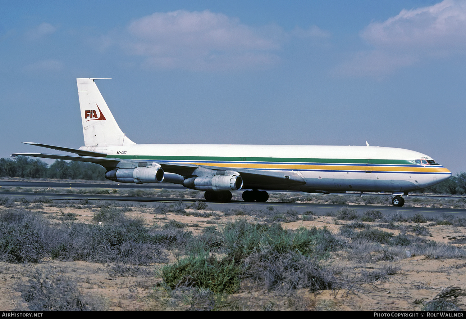 Aircraft Photo of 9G-OOD | Boeing 707-399C | First International Airlines - FIA | AirHistory.net #573845